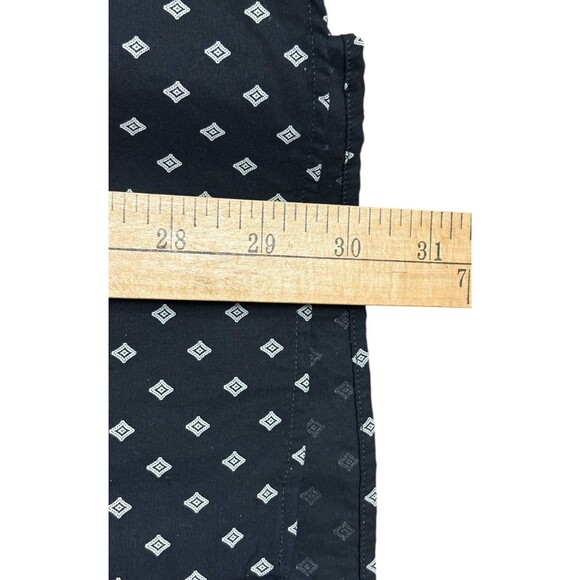 J. Lindeberg Button Down Shirt Slim Fit Men's Large Dani Black Print - Picture 7 of 9